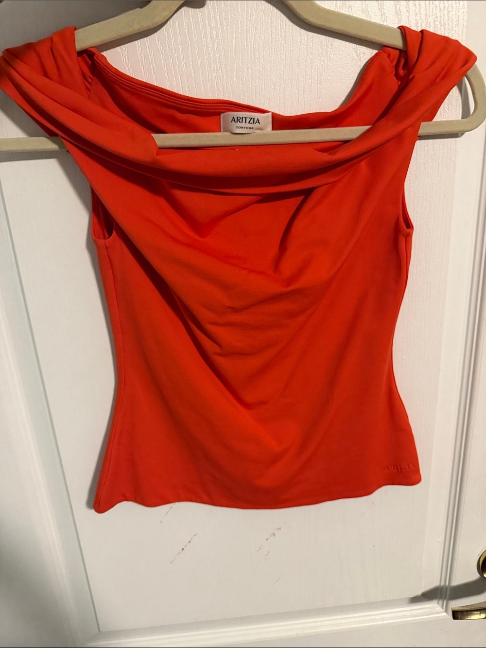 Aritzia Poppy Red Ravish Top